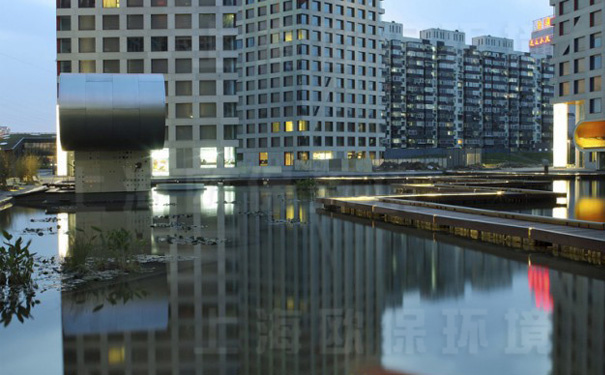 北京当代万国城MOMA水体景观效果