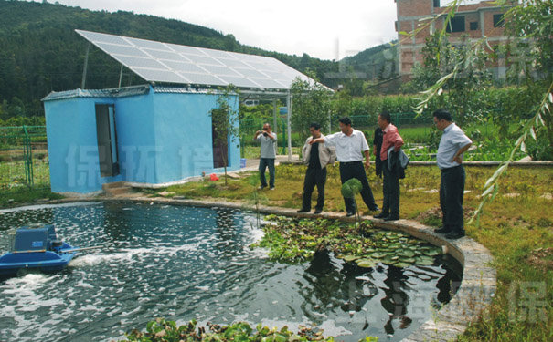 解层式太阳能曝气机在农村污水处理项目中应用（一）