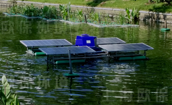 解层式太阳能曝气机在市政河道中应用