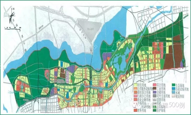 小清河地区土地利用规划图