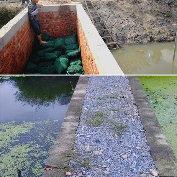 三池两坝;养殖尾水;可再生滤坝;填料;复合纤维三维网 三池两坝;养殖尾水;可再生滤坝;填料;复合纤维三维网